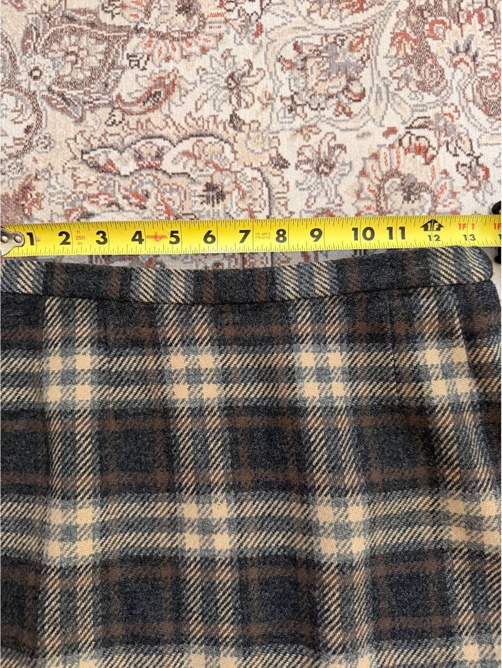 Vintage Pendleton Wool Plaid Straight Skirt - Picture 3 of 6